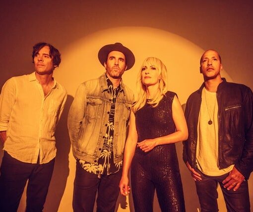 Metric playing Fantasies and Greatest Hits, with Bloc Party