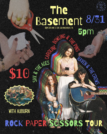 Rock, Paper, Scissors Tour feat. Caroline Bowling, sav. , and Raven Hinchey